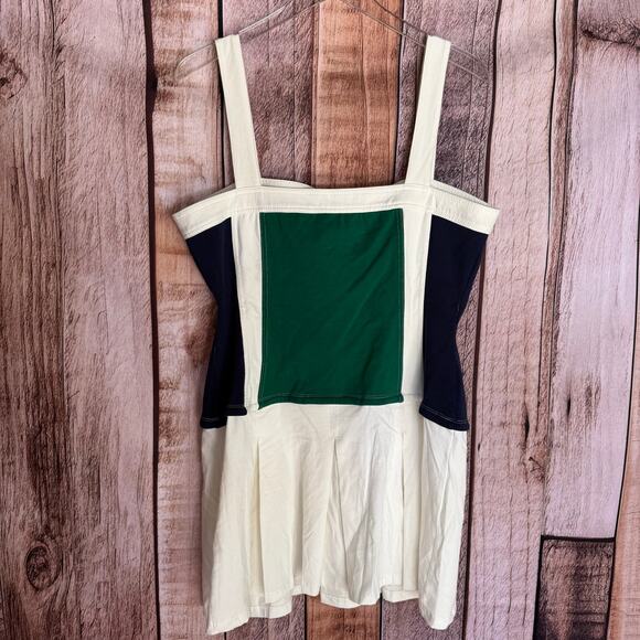Daily Practice by Anthropologie Sleeveless Pleated Mini Dress Size Large NWT - Picture 2 of 9
